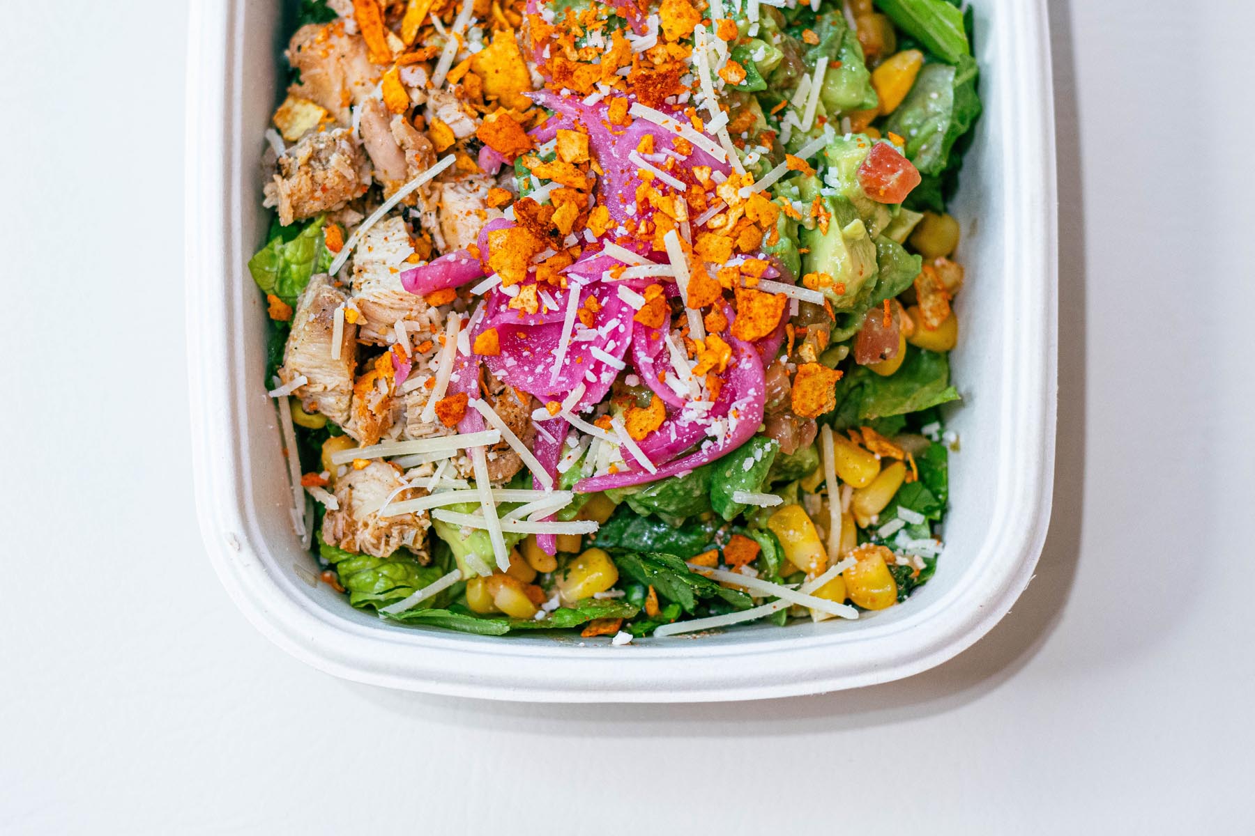 Avocado Caesar Salad